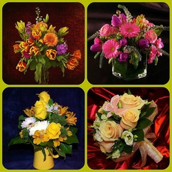 Пазл: Букеты