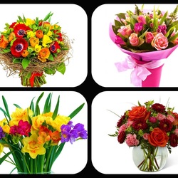 Пазл: Букеты