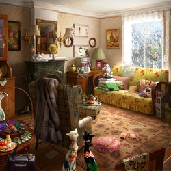 Пазл: Солнечная комната