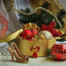 Пазл: Новогодние украшения