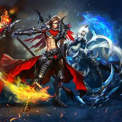 Пазл: Лёд и Пламя