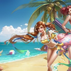 Пазл: На пляже