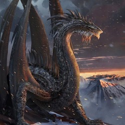 Пазл: Черный дракон