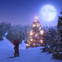 Пазл: Ёлочка в лесу