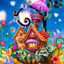 Пазл: Домик для фей