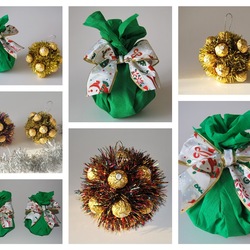 Пазл: Новогодние шары