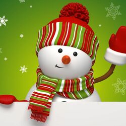 Пазл: Снеговик