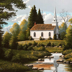 Пазл: Голубое небо