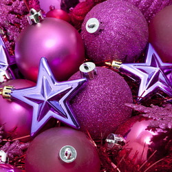 Пазл: Новогодние игрушки