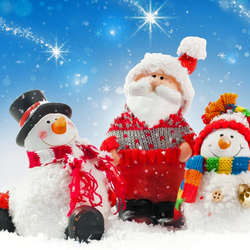 Пазл: Снеговички