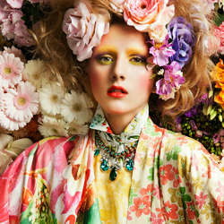 Пазл: Цветы в цветах