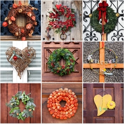 Пазл: Украшения на двери