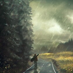 Пазл: Одинокий путник