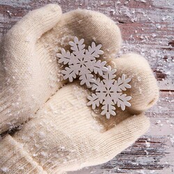 Пазл: Теплые варежки