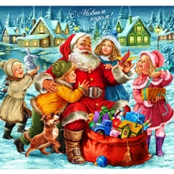 Пазл: Санта Клаус