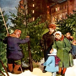 Пазл: Елочный базар 