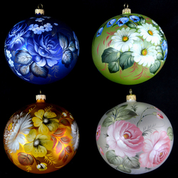 Пазл: Новогодние шары