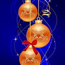 Пазл: Новогодние шары