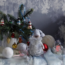 Пазл: Новогодние игрушки