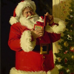Пазл: Санта - Клаус   