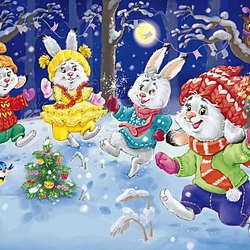 Пазл: Зайкин хоровод