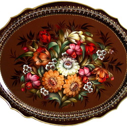 Пазл: Жостовский поднос