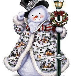 Пазл: Снеговик