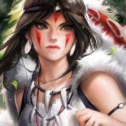 Пазл: Мононоке несколько лет спустя