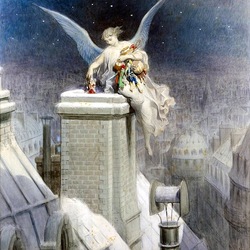 Пазл: Ангел Рождества 