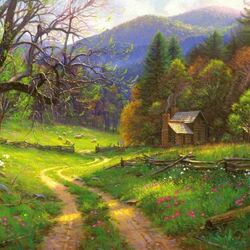 Пазл: Дорога к лесу