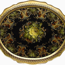 Пазл: Жостовский поднос