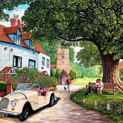 Пазл: Под большим деревом