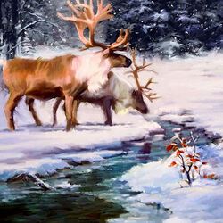 Пазл: В зимнем лесу