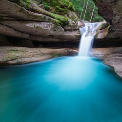 Пазл: Внутренний водопад