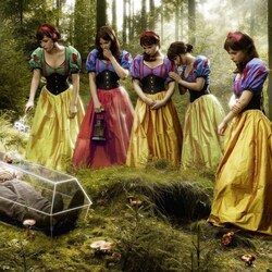 Пазл: Гном и семь белоснежек