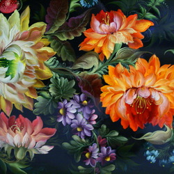 Пазл: Жостовская роспись