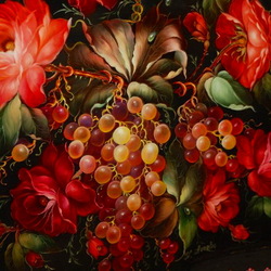 Пазл: Жостовская роспись