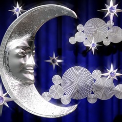 Пазл: Серебряный месяц