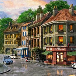 Пазл: Парижская улица