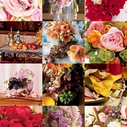 Пазл: Цветочное пиршество