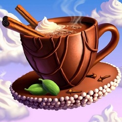 Пазл: Какао со сливками