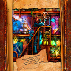 Пазл: Странный календарь библиотеки: Август