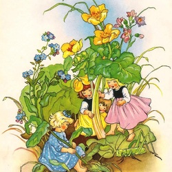 Пазл: В стране цветочных эльфов